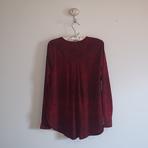 Vero Moda Long Sleeve V-Neck Blouse - Picture 2 of 3